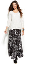 Thumbnail for your product : INC International Concepts Printed Maxi Skirt