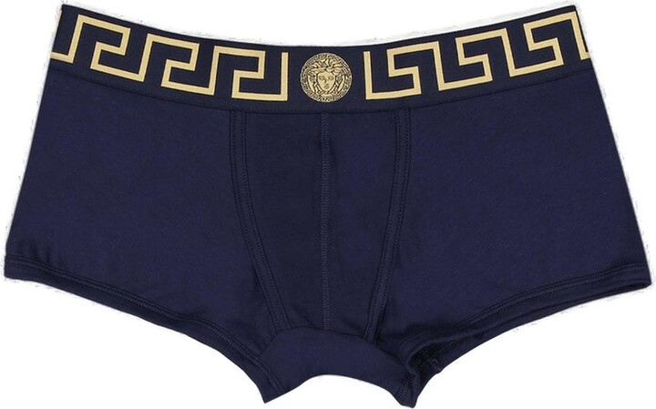 Versace Greca Border Stretched Boxer Briefs