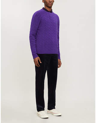 Polo Ralph Lauren Cable-knit wool and cashmere-blend jumper