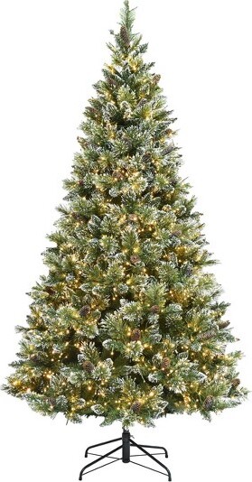 Holiday Bright Lights HolidayBrightLightsChristmasTree,FullLED2700ctTripoliPineSparkleColorChanging-9ft.