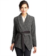 Thumbnail for your product : Waverly Grey black wool blend tweed wrap jacket