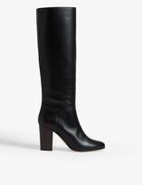 Thumbnail for your product : Maje Flity leather knee-high boots