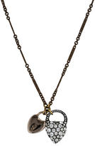 Thumbnail for your product : Lulu Frost Blackheart Lock Pendant Necklace