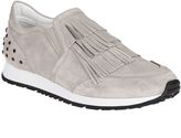 Thumbnail for your product : Tod's Fringed Slip-on Sneakers