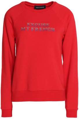 Vanessa Seward Crystal-Embellished Cotton-Blend Sweatshirt