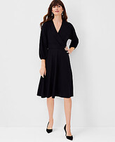 Thumbnail for your product : Ann Taylor 3/4 Sleeve Wrap Dress