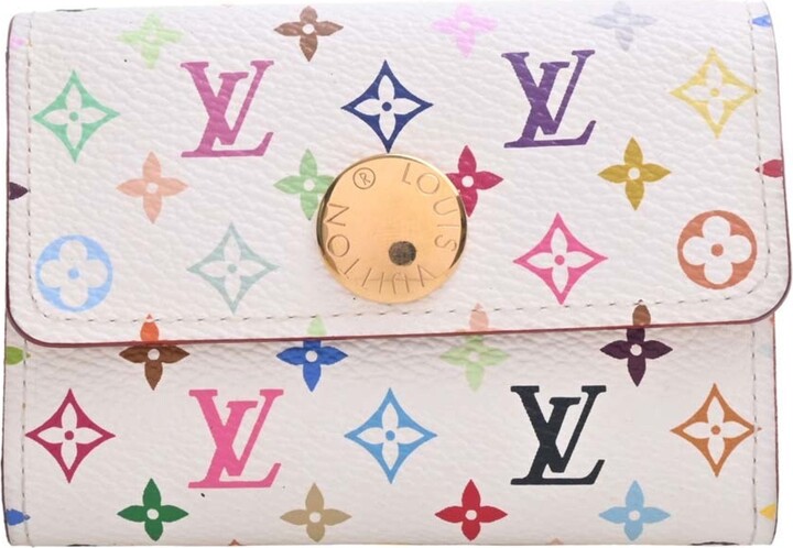 Louis Vuitton Damier Azur Womens Card Holders, Pink
