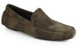 Thumbnail for your product : To Boot Camo-Printed Suede Driving Moccasins