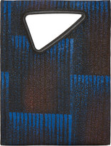 Thumbnail for your product : J.W.Anderson Blue & Orange Painted Laser-Cut Shopper Tote