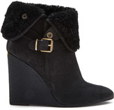 Thumbnail for your product : Burberry Black Shearling Lined Fowler Boot