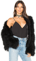Thumbnail for your product : Adrienne Landau Marabou Feather Jacket