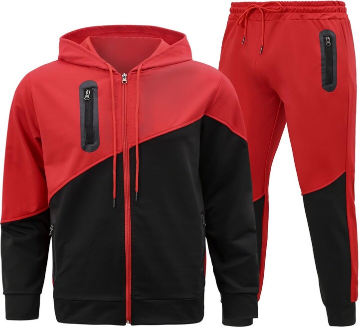 Duohropke Men's Jogging Suit Set ShopStyle Activewear