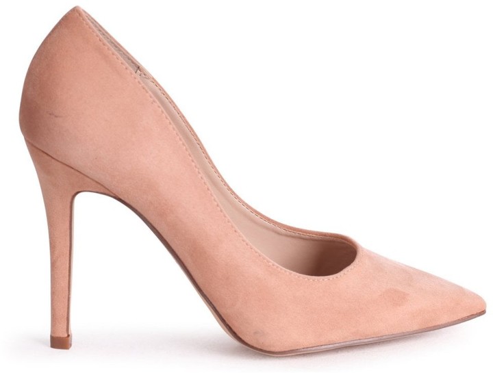 nude pointed court shoes