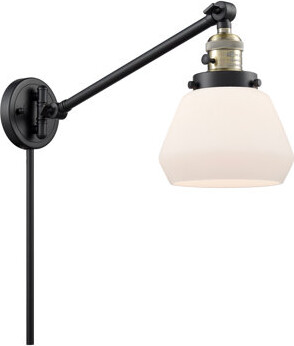 Longshore Tides Rivka 1 - Light Plug-in Brushed Satin Nickel Swing Arm Lamp
