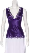 Thumbnail for your product : Dolce & Gabbana Lace-Trimmed Sleeveless Top