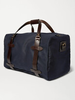 Thumbnail for your product : Filson Leather-Trimmed Twill Duffle Bag - Men - Blue