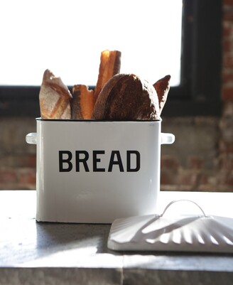 3R Studio Enameled Metal ''Bread'' Box