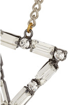 Thumbnail for your product : Lulu Frost Empire oxidized silver-tone crystal earrings