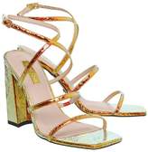 Thumbnail for your product : Office Hasty Heeled Sandals - Gold