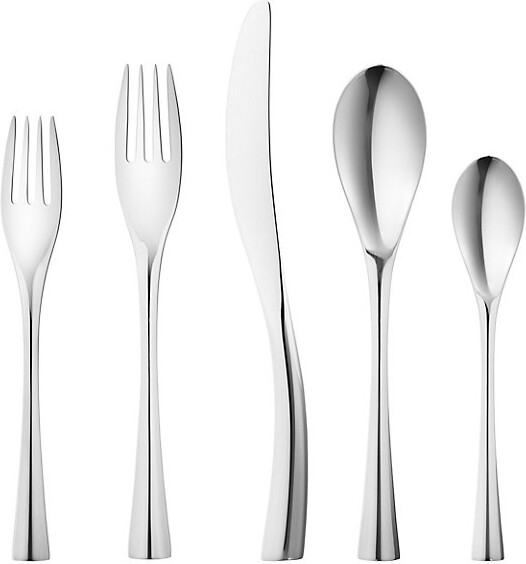 Georg Jensen Cobra Flatware, Set of 5 in Silver