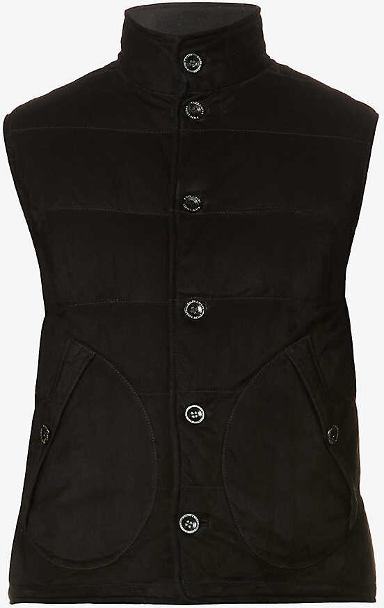 Ralph Lauren Purple Label Mardell relaxed-fit leather-down ...