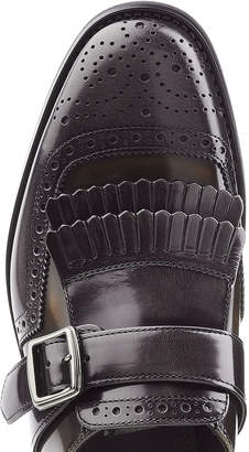 Church's Leather Monk Shoes with Fringe