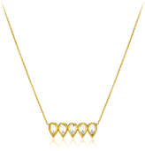 Thumbnail for your product : Kundan Vintage 18k Diamond Bar Necklace