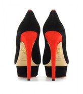 Thumbnail for your product : Charlotte Olympia DAPHNE PLATFORM PEEP-TOE PUMPS