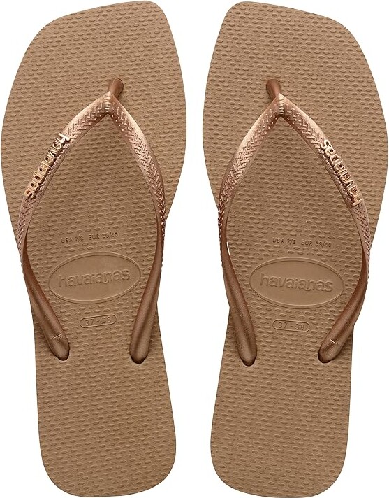 Havaianas Women's Gold Shoes with Cash Back