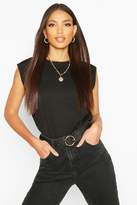 Thumbnail for your product : boohoo 2 Pack Drop Arm Vest