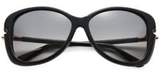 Thumbnail for your product : Tom Ford Linda Metal-Trimmed Square Sunglasses