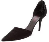 Thumbnail for your product : Giorgio Armani Suede Pointed-Toe Pumps