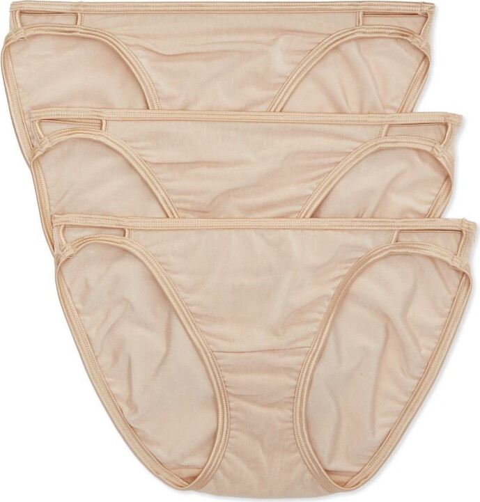 Vanity Fair Lingerie Women’s Illumination String Bikini Underwear, 3-Pack