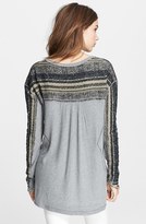 Thumbnail for your product : Free People Raw Edge Stripe Thermal Top