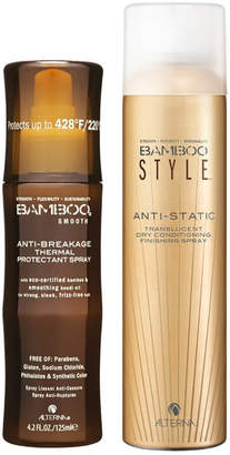 Alterna Bamboo Style Dry Finishing Spray and Anti-Breakage Thermal Protect Spray Duo (Worth £46.50)