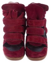 Thumbnail for your product : Isabel Marant Suede Beckett Wedge Sneakers