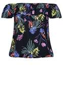 Thumbnail for your product : City Chic Citychic Exotic Floral Off Shoulder Top