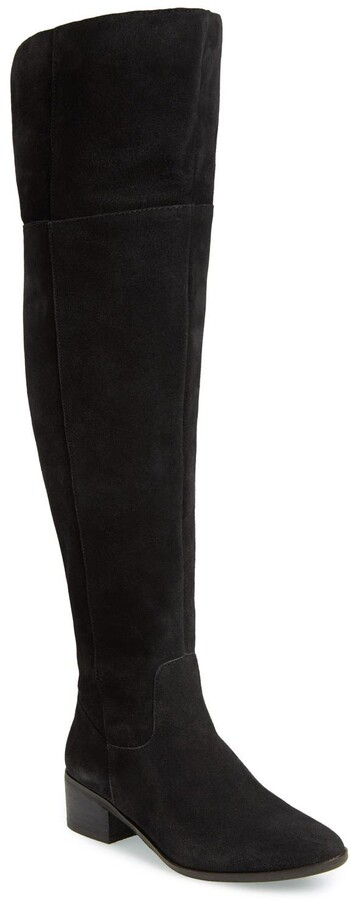 Steve Madden Suede Over the Knee Boot - ShopStyle