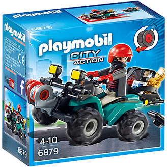 Playmobil City Action Robbers' Quad with Loot