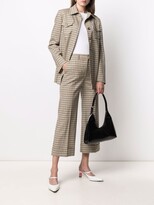 Thumbnail for your product : Alberto Biani Check Pattern Cropped Trousers