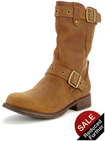 Thumbnail for your product : CAT Midi Buckle Detail Calf Boots
