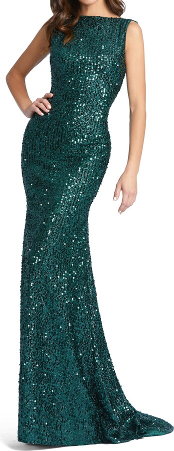 Green Sequin Gown | Shop the world's ...