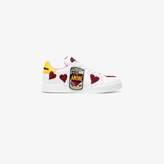 Thumbnail for your product : Dolce & Gabbana White Portofino patch leather sneakers