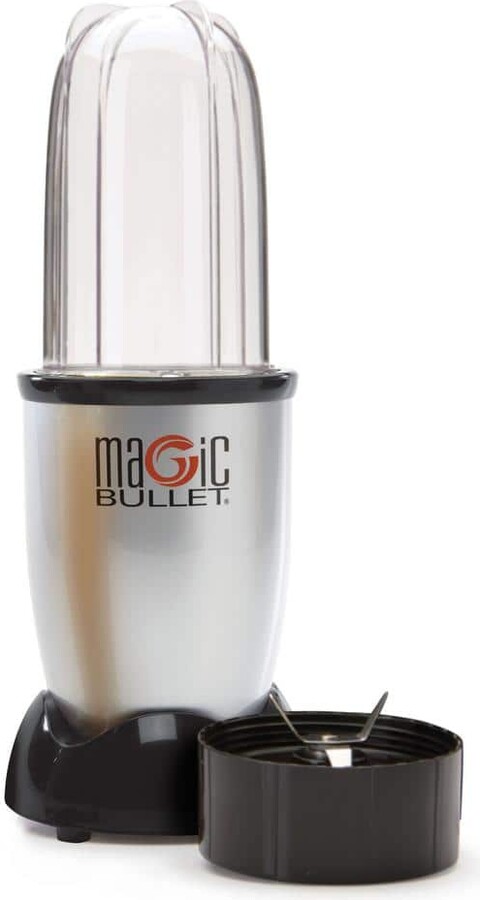 Magic Bullet 18 oz. Single Speed Silver and Black 3-Piece Personal Blender