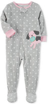 Thumbnail for your product : Carter's 1-Pc. Dog Dot-Print Footed Pajamas, Baby Girls (0-24 months)