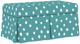Thumbnail for your product : One Kings Lane Hayworth Storage Bench - Aqua Linen
