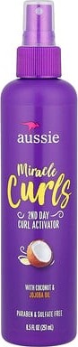 Aussie Aussie, Miracle Curls, 2nd Day Curl Activator with Coconut & Jojoba Oil, 8.5 fl oz (251 ml)