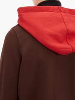 Thumbnail for your product : Rick Owens Jason Hooded Cotton Sweatshirt - Mens - Brown Multi