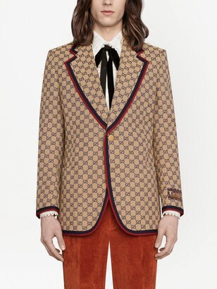 Gucci GG Monogram double-breasted Suit - Farfetch