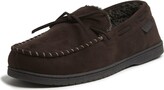 Thumbnail for your product : Dearfoams Men's Toby Microsuede Moccasin with Tie Slipper
